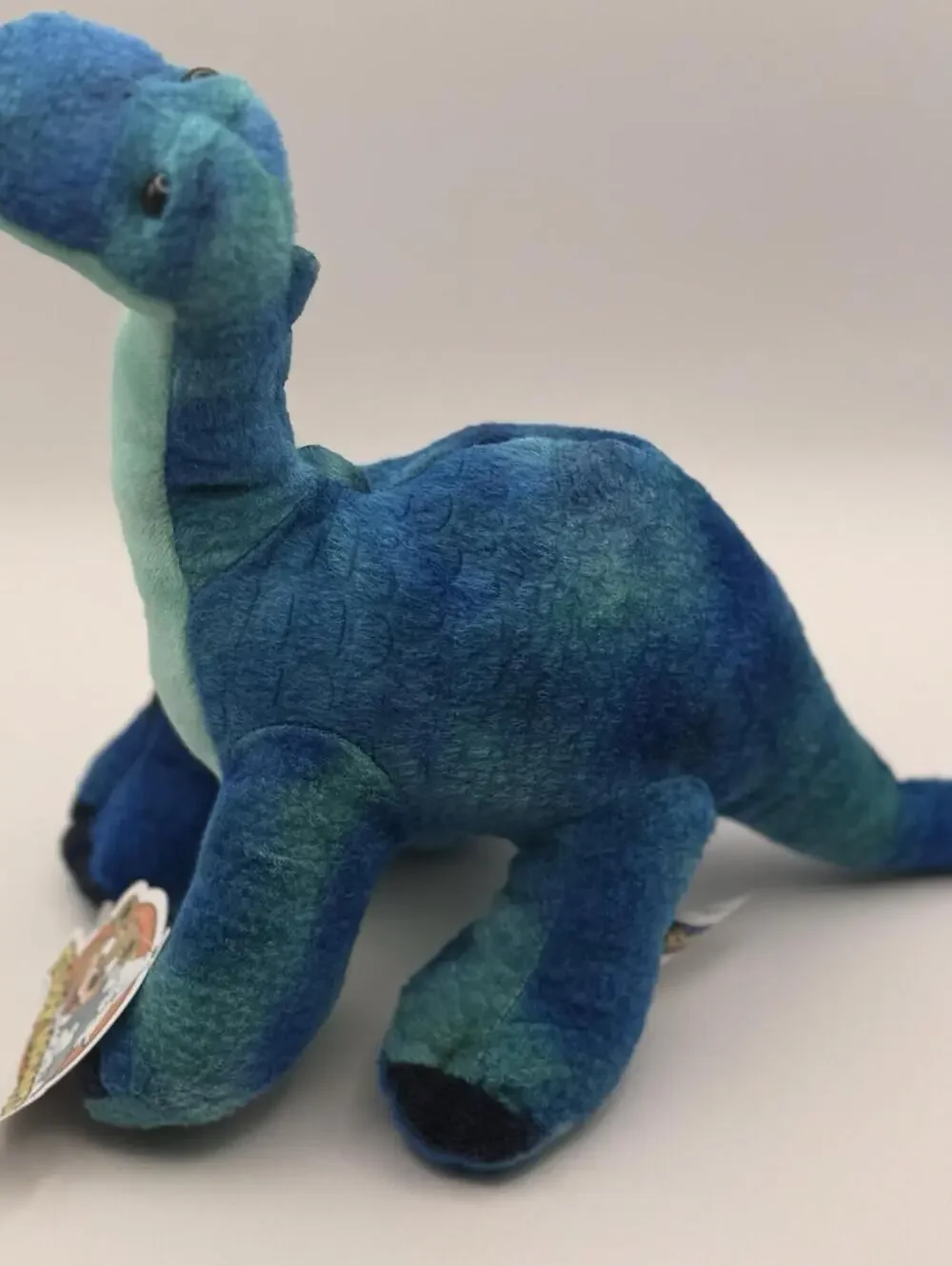 Teddy Mountain Burly The Brachiosaur‎ Plush Dinosaur Blue New